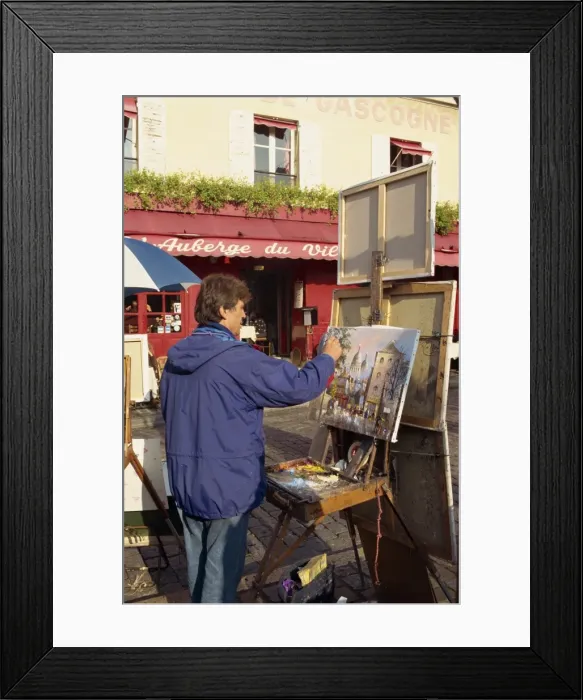 Framed Print : Montmartre area, Paris, France, Europe Framed Print : Montmartre area, Paris, France, Europe