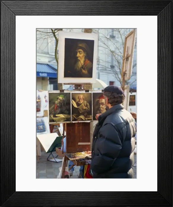 Framed Print : Montmartre area, Paris, France, Europe Framed Print : Montmartre area, Paris, France, Europe