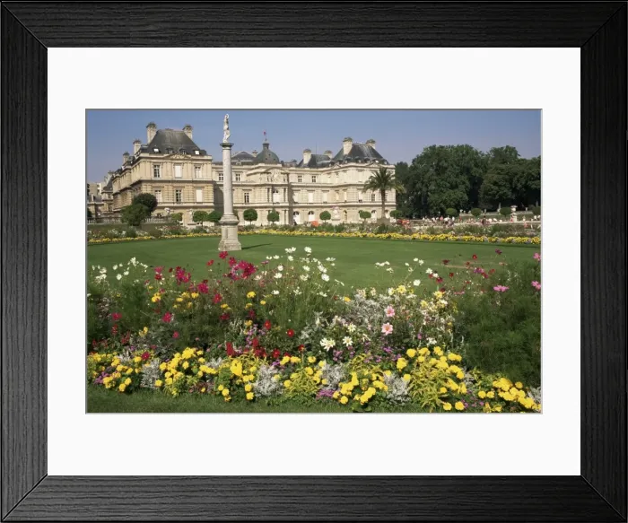 Framed Print : Palais du Luxembourg and gardens, Paris, France, Europe Framed Print : Palais du Luxembourg and gardens, Paris, France, Europe