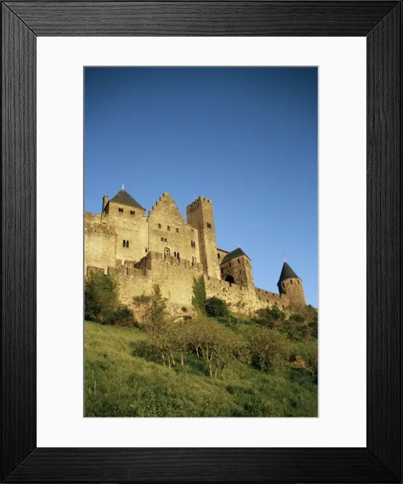 Framed Print : Walled and turreted fortress of Cite, Carcassonne, UNESCO World Heritage Site Framed Print : Walled and turreted fortress of Cite, Carcassonne, UNESCO World Heritage Site