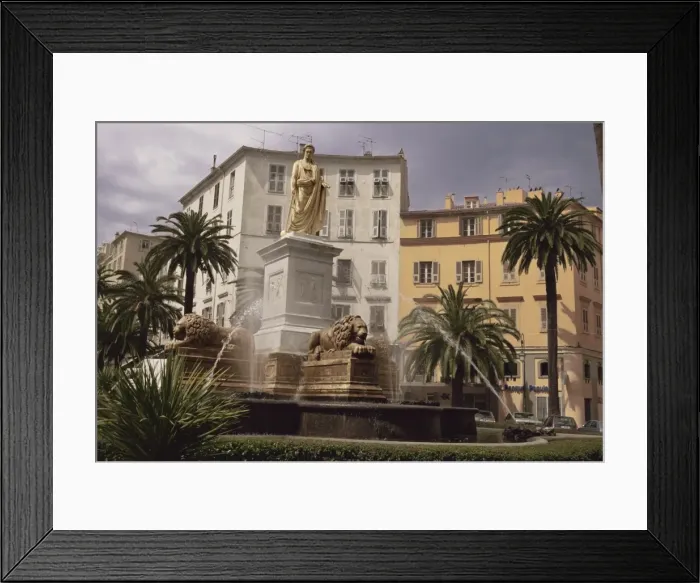 Framed Print : Statue of Napoleon as First Consul, Place Foch, Ajaccio, Corsica, France, Europe Framed Print : Statue of Napoleon as First Consul, Place Foch, Ajaccio, Corsica, France, Europe