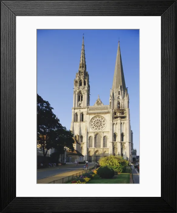Framed Print : Chartres Cathedral, Chartres, Centre, France, Europe Framed Print : Chartres Cathedral, Chartres, Centre, France, Europe