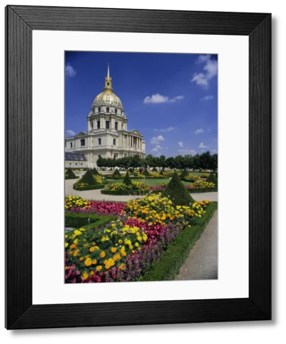 Framed Print : Dome church, housing Napoleons tomb, Hotel des Invalides, Paris, France, Europe