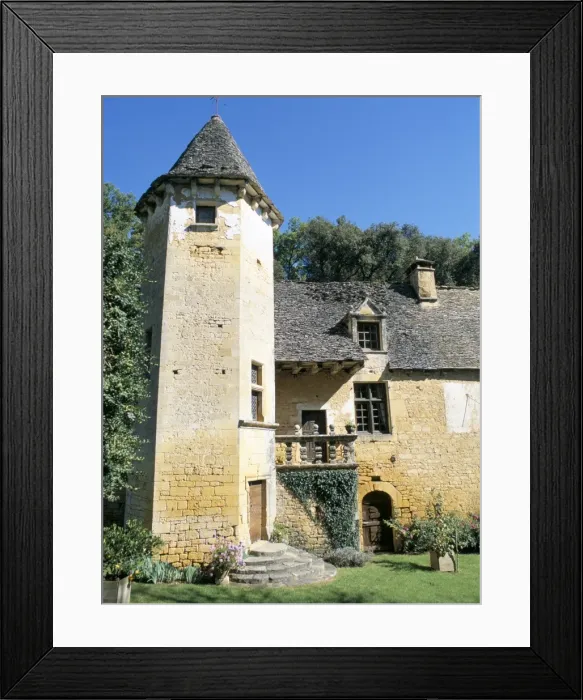 Framed Print : Chateau du Lacy Pierre dating from 15th to 17th centuries, village of St Framed Print : Chateau du Lacy Pierre dating from 15th to 17th centuries, village of St