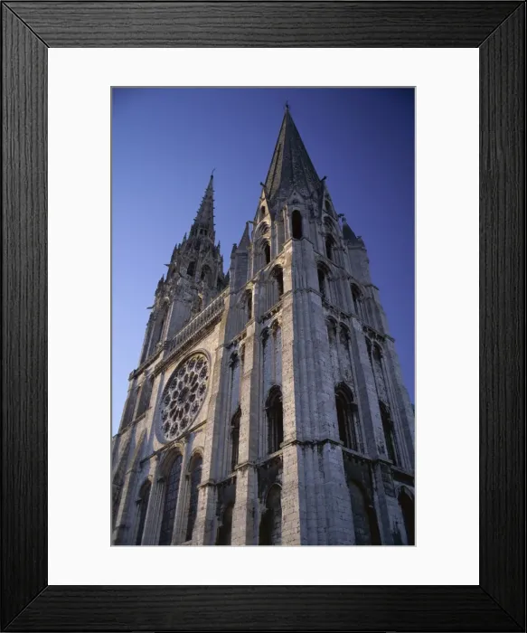 Framed Print : The exterior of the Christian cathedral, Chartres, UNESCO World Heritage Site Framed Print : The exterior of the Christian cathedral, Chartres, UNESCO World Heritage Site