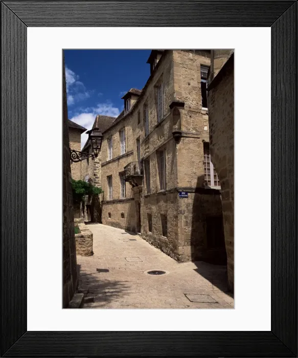 Framed Print : Narrow street, Sarlat, Dordogne, Aquitaine, France, Europe Framed Print : Narrow street, Sarlat, Dordogne, Aquitaine, France, Europe