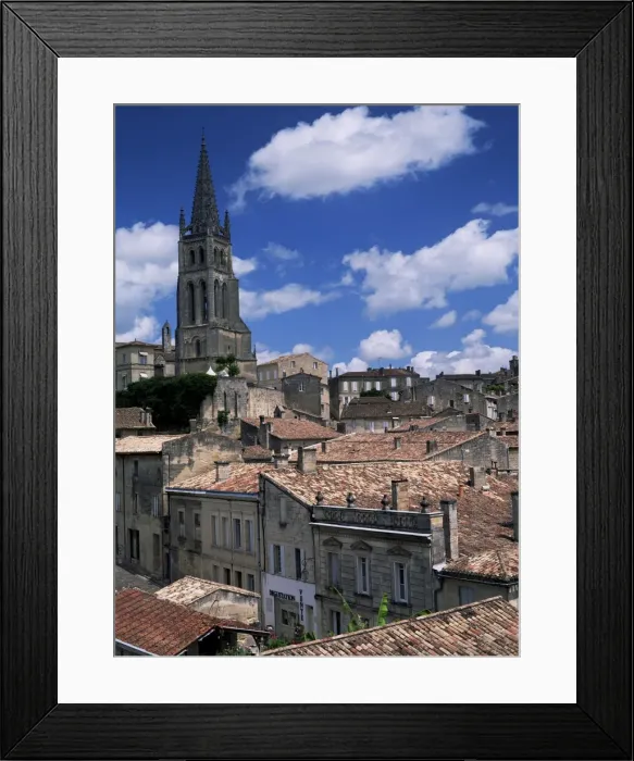 Framed Print : The tower of L Eglise Monolithe, St. Emilion, Gironde, Aquitaine, France, Europe Framed Print : The tower of L Eglise Monolithe, St. Emilion, Gironde, Aquitaine, France, Europe