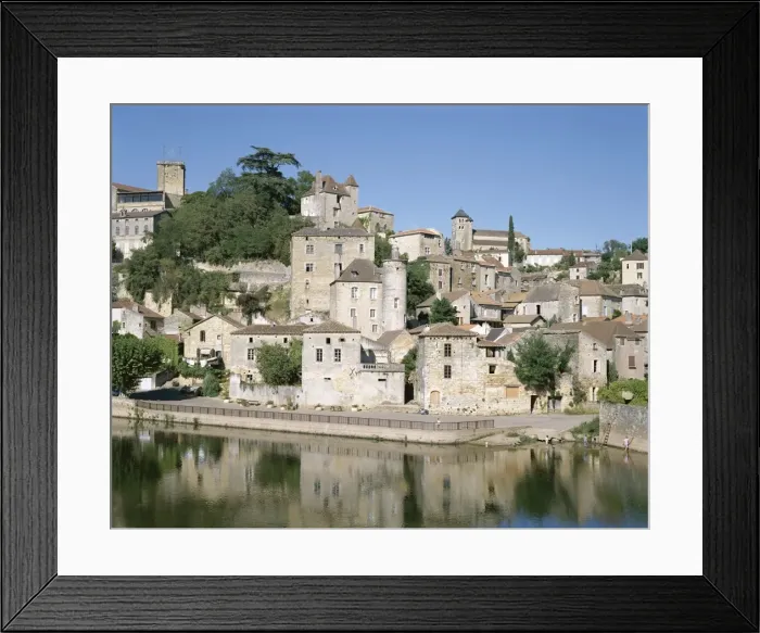 Framed Print : Puy d Eveque and River Lot, Lot, Aquitaine, France, Europe Framed Print : Puy d Eveque and River Lot, Lot, Aquitaine, France, Europe