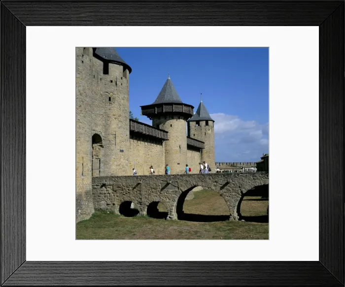 Framed Print : Inside the walls of the Cite, Carcassonne, UNESCO World Heritage Site, Aude Framed Print : Inside the walls of the Cite, Carcassonne, UNESCO World Heritage Site, Aude