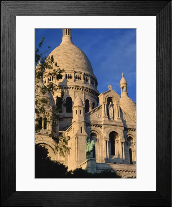 Framed Print : Sacre Coeur, Montmartre, Paris, France, Europe Framed Print : Sacre Coeur, Montmartre, Paris, France, Europe