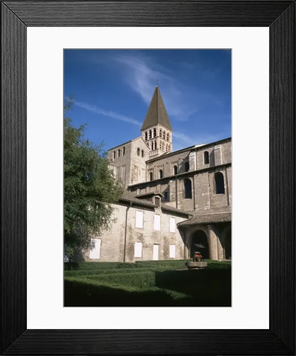 Framed Print : Abbey of St. Philibert, Tournus, Burgundy, France, Europe Framed Print : Abbey of St. Philibert, Tournus, Burgundy, France, Europe