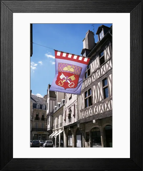 Framed Print : In the old town, Dijon, Burgundy, France, Europe Framed Print : In the old town, Dijon, Burgundy, France, Europe