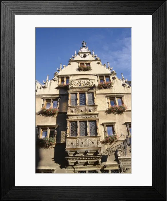 Framed Print : Exterior of La Maison des Tetes (House of Heads), Colmar, Alsace, France, Europe Framed Print : Exterior of La Maison des Tetes (House of Heads), Colmar, Alsace, France, Europe