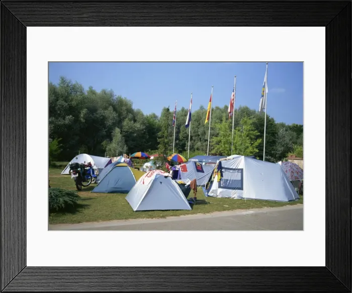 Framed Print : Campsite, Strasbourg, Alsace, France, Europe Framed Print : Campsite, Strasbourg, Alsace, France, Europe