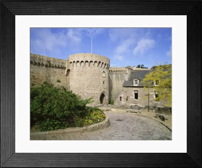 Framed Print : Gate of Jerzual, dating from 14th century, Dinan, Brittany, France, Europe Framed Print : Gate of Jerzual, dating from 14th century, Dinan, Brittany, France, Europe