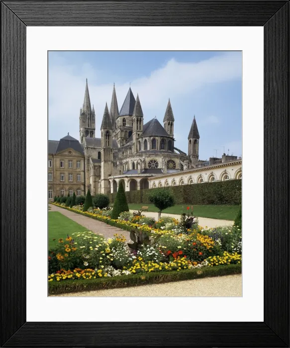 Framed Print : Abbaye aux Hommes, St. Stephens church, Caen, Basse Normandie (Normandy) Framed Print : Abbaye aux Hommes, St. Stephens church, Caen, Basse Normandie (Normandy)