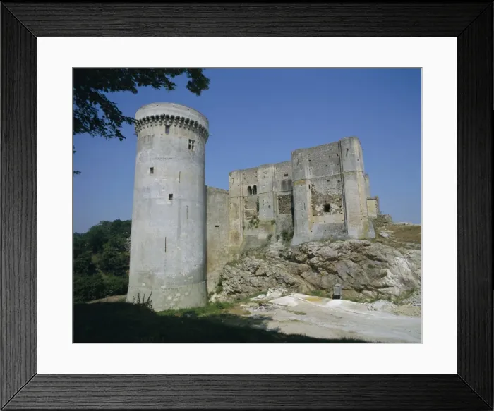 Framed Print : Tower and keep of the castle at Falaise, birthplace of William the Conqueror Framed Print : Tower and keep of the castle at Falaise, birthplace of William the Conqueror