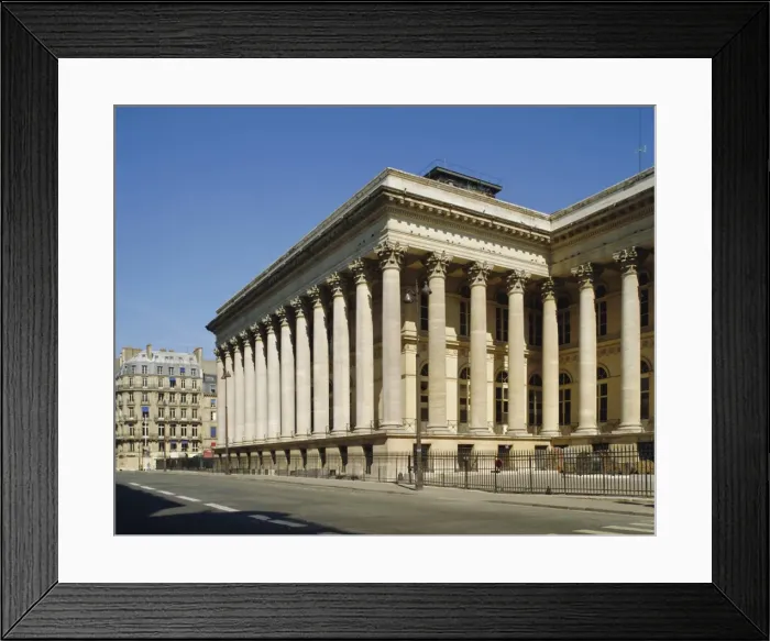 Framed Print : The Bourse (Stock Exchange), Paris, France, Europe Framed Print : The Bourse (Stock Exchange), Paris, France, Europe