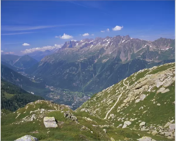 Chamonix valley, Haute Savoie, Rhone Alpes, French Alps, France, Europe