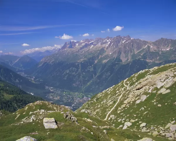 Chamonix valley, Haute Savoie, Rhone Alpes, French Alps, France, Europe