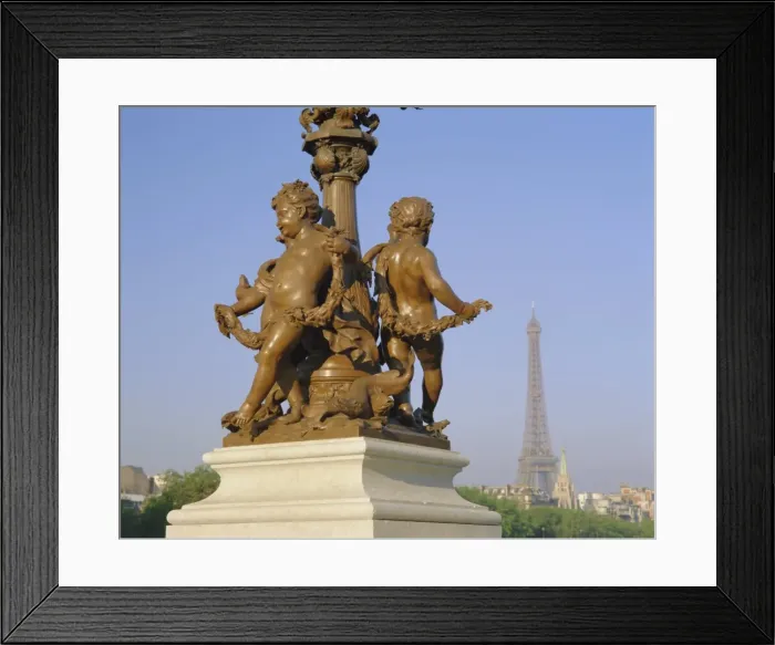 Framed Print : Eiffel Tower from the Pont Alexandre III (bridge), Paris, France, Europe Framed Print : Eiffel Tower from the Pont Alexandre III (bridge), Paris, France, Europe