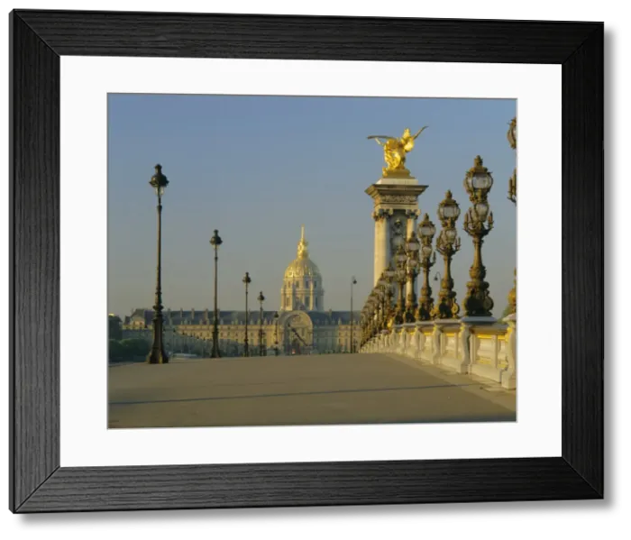 Framed Print : Grand Palais and Petit Palais with the Pont Alexandre III (bridge), Paris, France, Europe Framed Print : Grand Palais and Petit Palais with the Pont Alexandre III (bridge), Paris, France, Europe