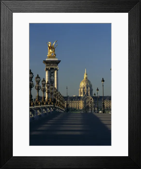 Framed Print : View from Alexandre III bridge of Grand Palais and Petit Palais, Paris, France, Europe Framed Print : View from Alexandre III bridge of Grand Palais and Petit Palais, Paris, France, Europe