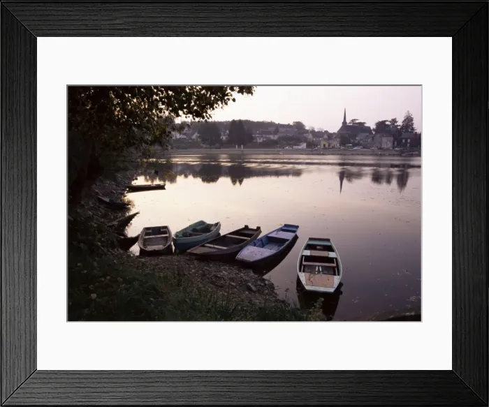 Framed Print : Evening on the river Mayenne at Grez Neuville, Loire Valley, Pays de la Loire Framed Print : Evening on the river Mayenne at Grez Neuville, Loire Valley, Pays de la Loire