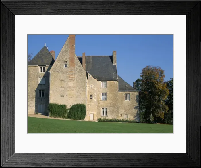 Framed Print : Balzac Museum, 16th century manor, Sache, Centre, France, Europe Framed Print : Balzac Museum, 16th century manor, Sache, Centre, France, Europe