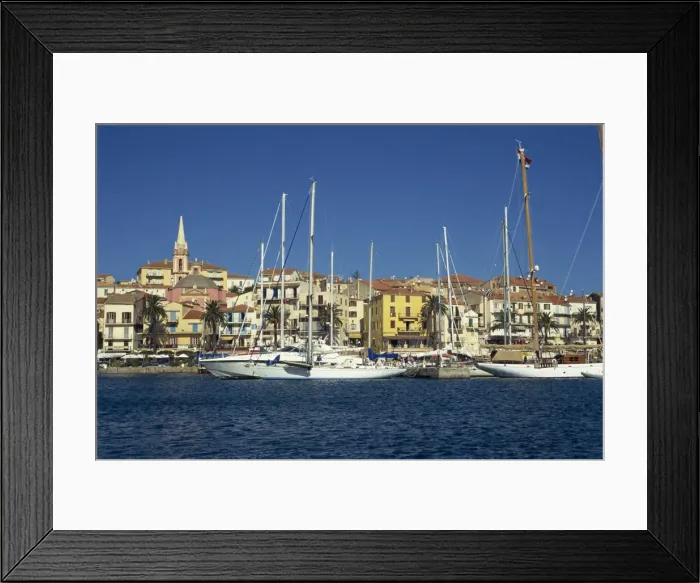 Framed Print : Quai Landry from the harbour, Calvi, Corsica, France, Mediterranean, Europe Framed Print : Quai Landry from the harbour, Calvi, Corsica, France, Mediterranean, Europe