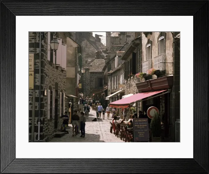 Framed Print : Medieval town of Salers, Auvergne, Massif Central, France, Europe Framed Print : Medieval town of Salers, Auvergne, Massif Central, France, Europe