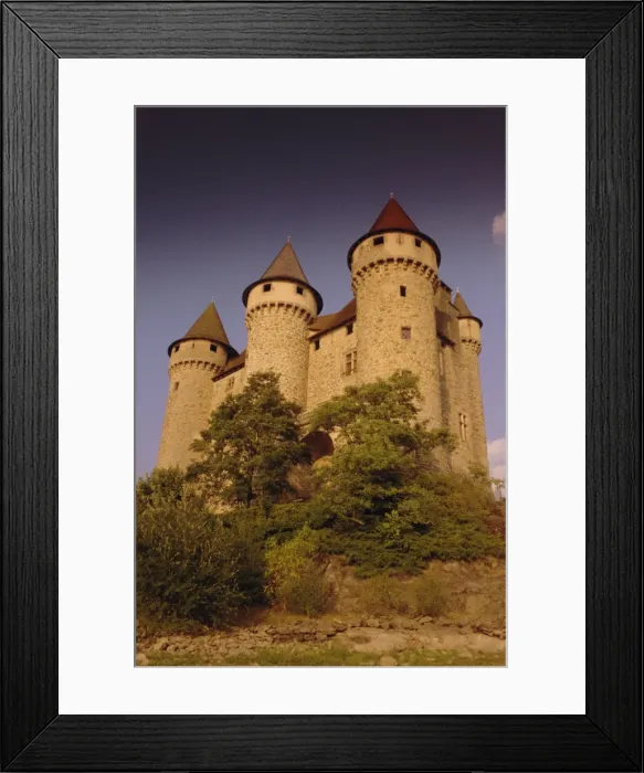Framed Print : Chateau de Val, Bort-les-Orgues, France, Europe Framed Print : Chateau de Val, Bort-les-Orgues, France, Europe