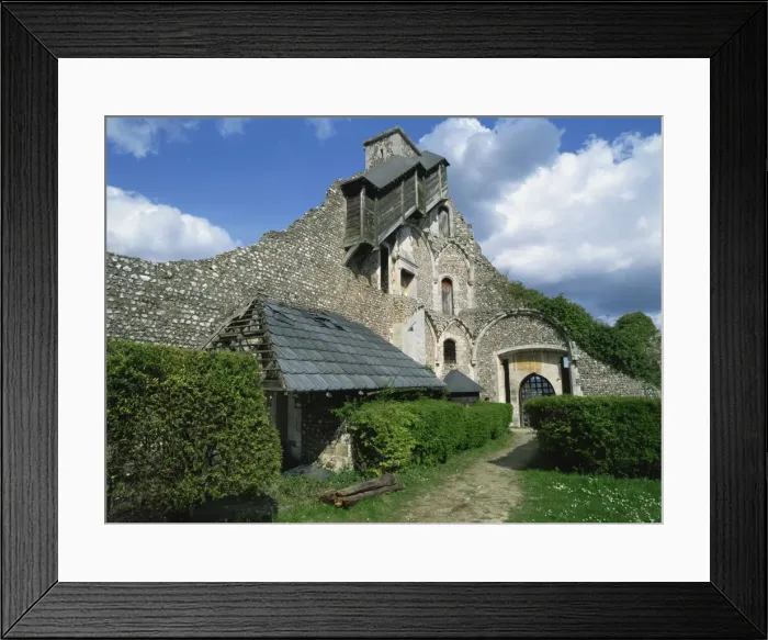 Framed Print : Robert the Devils Castle in the Seine valley near Rouen, in Seine Maritime Framed Print : Robert the Devils Castle in the Seine valley near Rouen, in Seine Maritime
