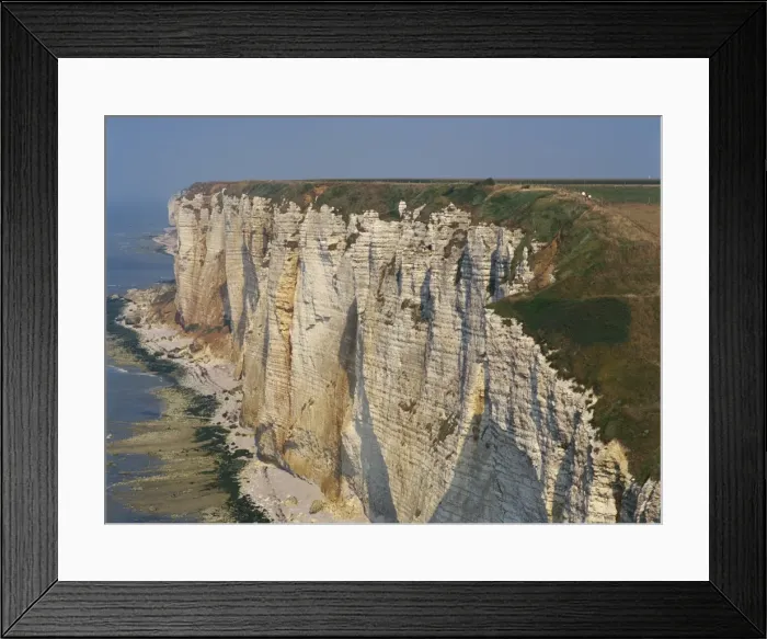 Framed Print : Cliffs of the Alabaster Coast near Etretat in Seine Maritime, Haute Normandie Framed Print : Cliffs of the Alabaster Coast near Etretat in Seine Maritime, Haute Normandie