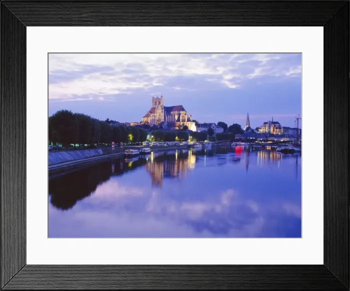 Framed Print : St Stephens Cathedral and St Germain Abbey, Auxerre, Bergundy, France, Europe Framed Print : St Stephens Cathedral and St Germain Abbey, Auxerre, Bergundy, France, Europe