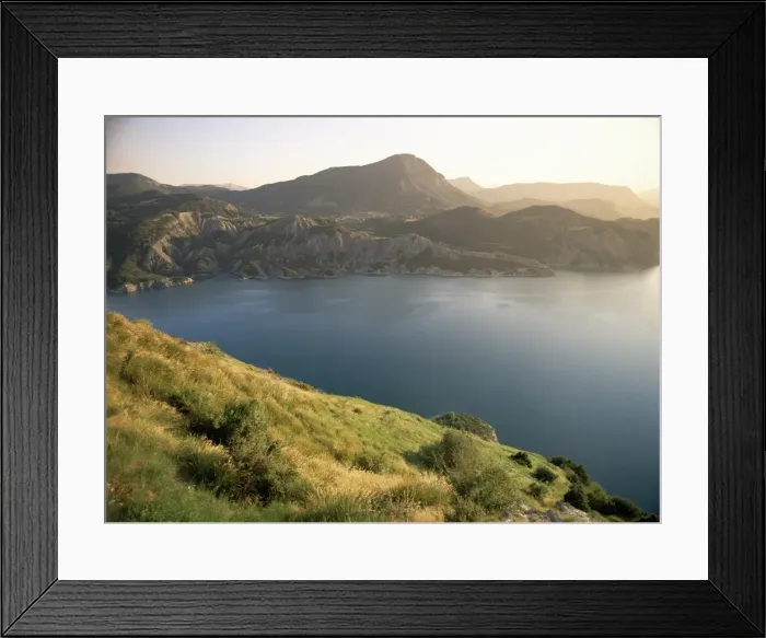 Framed Print : Lac de Serre-Poncon, near Gap, Hautes-Alpes, Provence, France, Europe Framed Print : Lac de Serre-Poncon, near Gap, Hautes-Alpes, Provence, France, Europe
