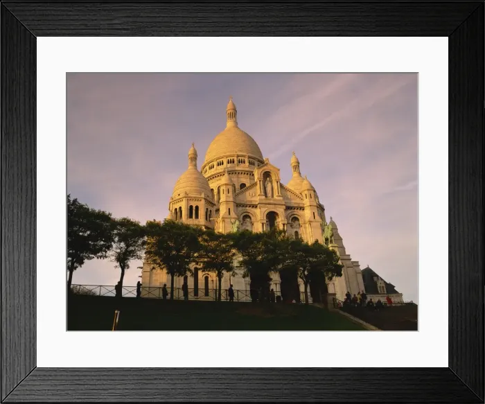 Framed Print : Sacre Coeur, Montmartre, Paris, France, Europe Framed Print : Sacre Coeur, Montmartre, Paris, France, Europe