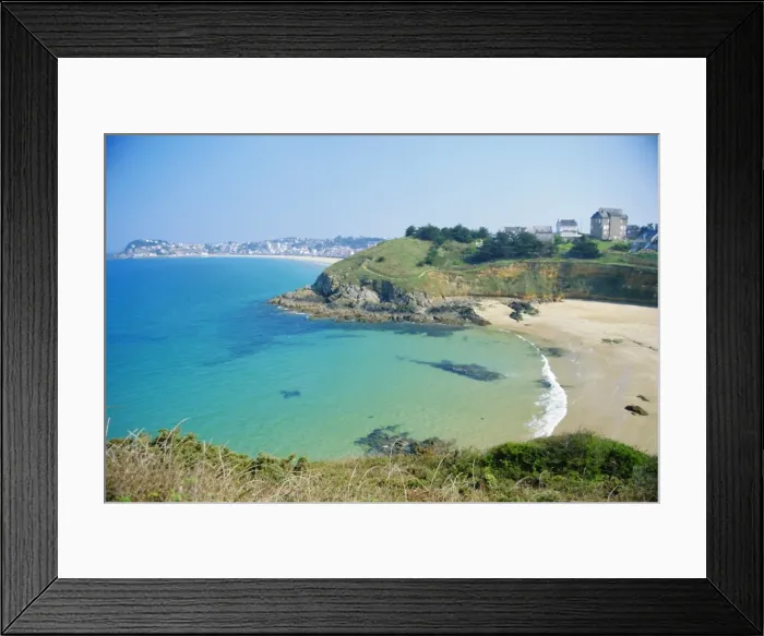 Framed Print : Le Val-Andre, Emerald Coast, Cotes d Armor, Brittany, France, Europe Framed Print : Le Val-Andre, Emerald Coast, Cotes d Armor, Brittany, France, Europe