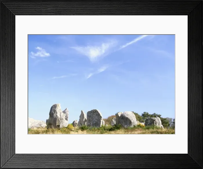 Framed Print : Standing stones, Carnac, Morbihan, Brittany, France, Europe Framed Print : Standing stones, Carnac, Morbihan, Brittany, France, Europe