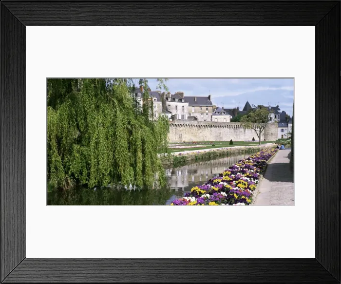 Framed Print : Old walled town, Vannes, Morbihan, Brittany, France, Europe Framed Print : Old walled town, Vannes, Morbihan, Brittany, France, Europe