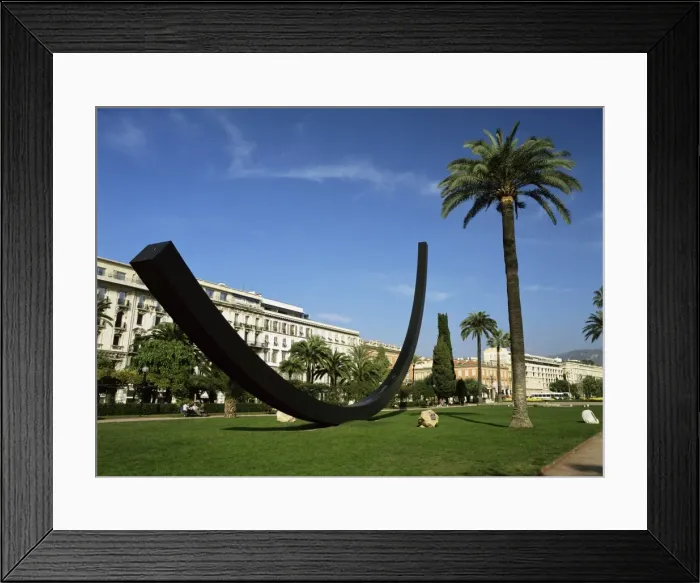 Framed Print : Modern sculpture, Jardin Albert 1er, Nice, Alpes-Maritimes, French Riviera Framed Print : Modern sculpture, Jardin Albert 1er, Nice, Alpes-Maritimes, French Riviera