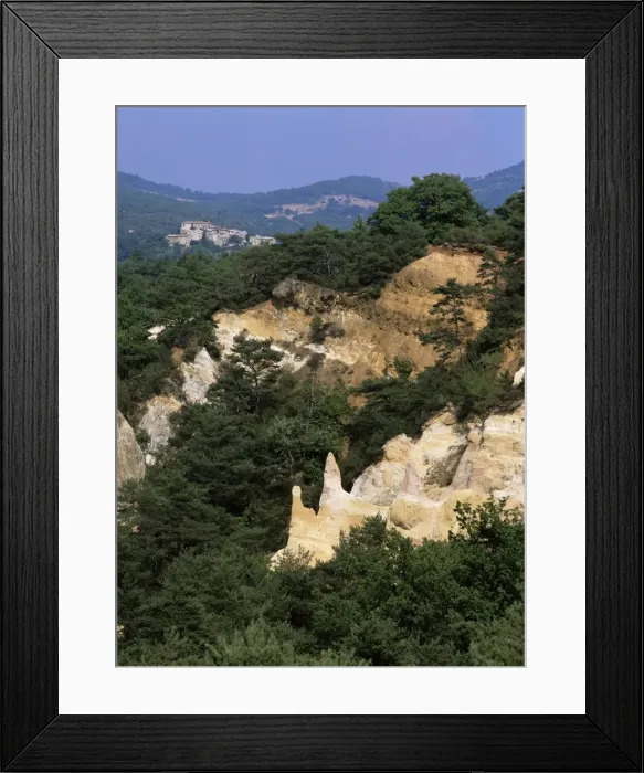 Framed Print : Old ochre mines, near Roussillon, Colorado de Rustrel, Alpes-de-Haute-Provence Framed Print : Old ochre mines, near Roussillon, Colorado de Rustrel, Alpes-de-Haute-Provence