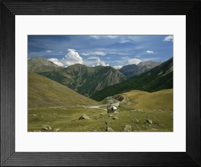Framed Print : View from the Col de Vars, near Barcelonnette, Haute-Alpes, French Alps Framed Print : View from the Col de Vars, near Barcelonnette, Haute-Alpes, French Alps