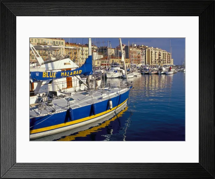 Framed Print : Port, Nice, Alpes Maritimes, Cote d Azur, French Riviera, Provence Framed Print : Port, Nice, Alpes Maritimes, Cote d Azur, French Riviera, Provence
