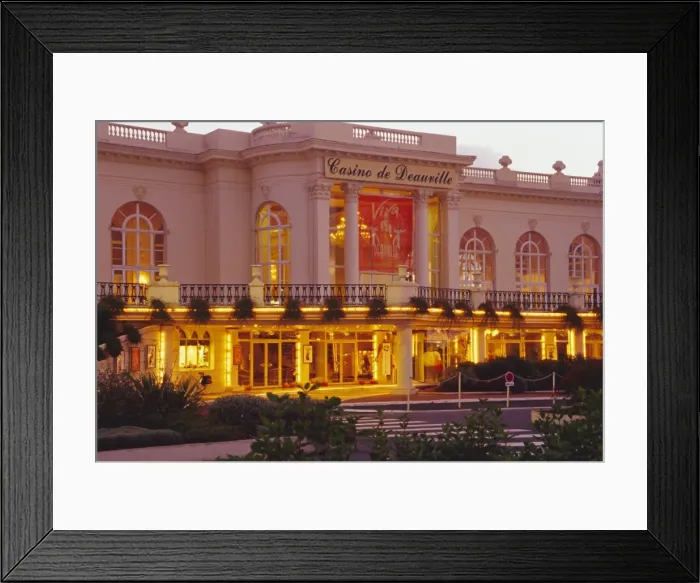 Framed Print : Casino, Deauville, Cote Fleurie, Calvados, Basse Normandie (Normandy), France, Europe