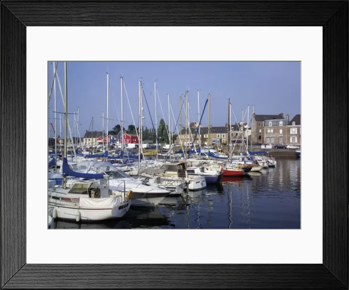 Framed Print : Harbour, Paimpol, Cotes d Armor, Brittany, France, Europe Framed Print : Harbour, Paimpol, Cotes d Armor, Brittany, France, Europe