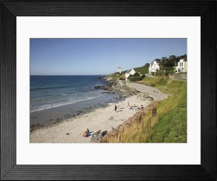 Framed Print : Resort town of Loquirec, on the Armorican corniche, Amorique coast, Finistere Framed Print : Resort town of Loquirec, on the Armorican corniche, Amorique coast, Finistere