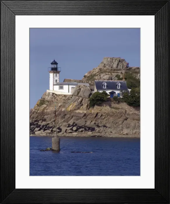 Framed Print : Pen al Lann point (Pointe de Pen-al-lann) lighthouse, Carentec, Finistere Framed Print : Pen al Lann point (Pointe de Pen-al-lann) lighthouse, Carentec, Finistere