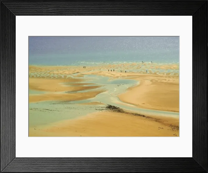Framed Print : Beach at resort of Barneville Carteret, Cote de Nacre, Cotentin Peninsula Framed Print : Beach at resort of Barneville Carteret, Cote de Nacre, Cotentin Peninsula