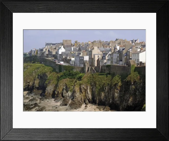 Framed Print : Old walled town, Granville, Cotentin Peninsula, Manche, Normandy, France, Europe Framed Print : Old walled town, Granville, Cotentin Peninsula, Manche, Normandy, France, Europe